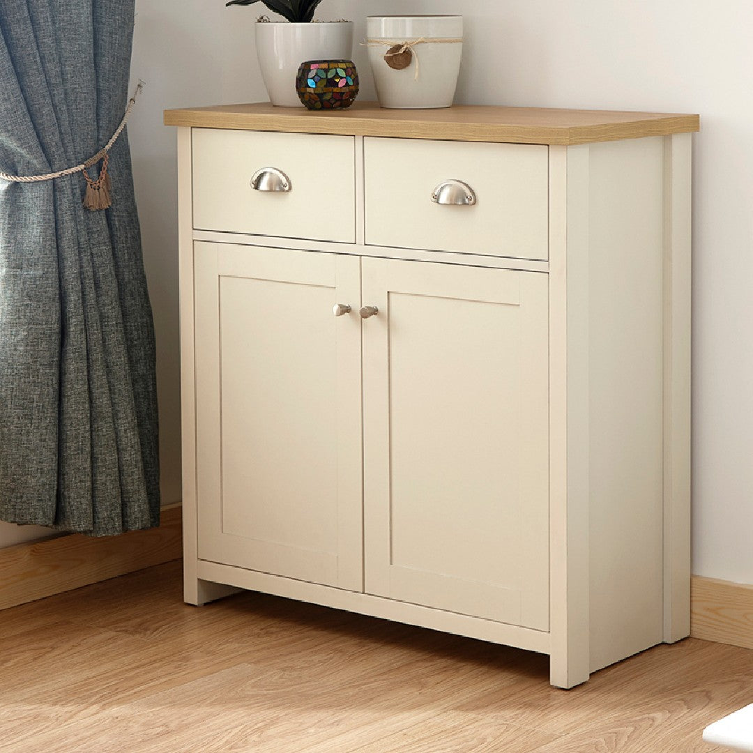 Lancaster 2 Door 2 Drawer Compact Sideboard