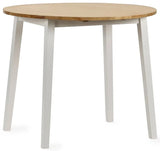 Linwood Round Dropleaf Extendable Dining Table