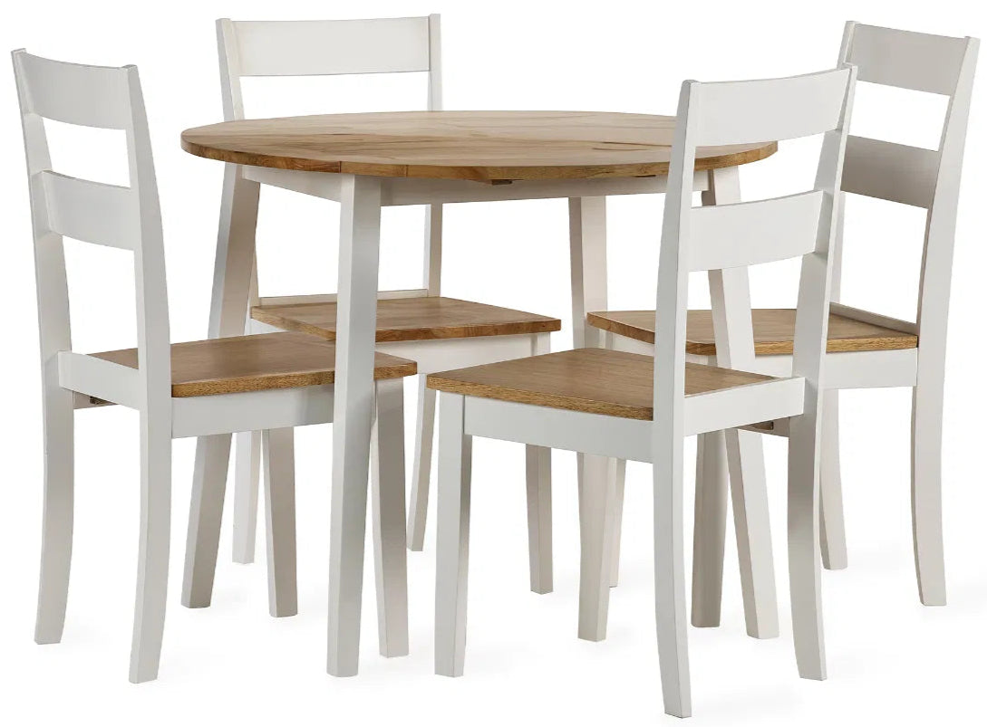 Linwood Round Dropleaf Extendable Dining Table