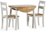 Linwood Round Dropleaf Extendable Dining Table