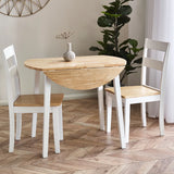 Linwood Round Dropleaf Extendable Dining Table