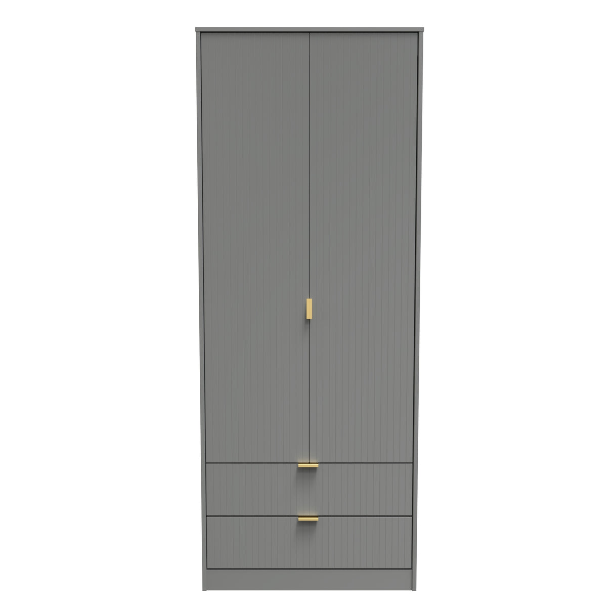 Linear 2 Door 2 Drawer Wardrobe