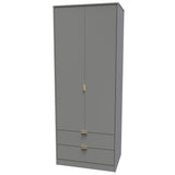 Linear 2 Door 2 Drawer Wardrobe