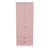 Linear 2 Door 2 Drawer Wardrobe