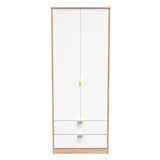 Linear 2 Door 2 Drawer Wardrobe