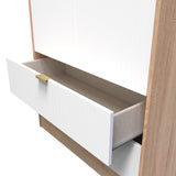 Linear 2 Door 2 Drawer Wardrobe