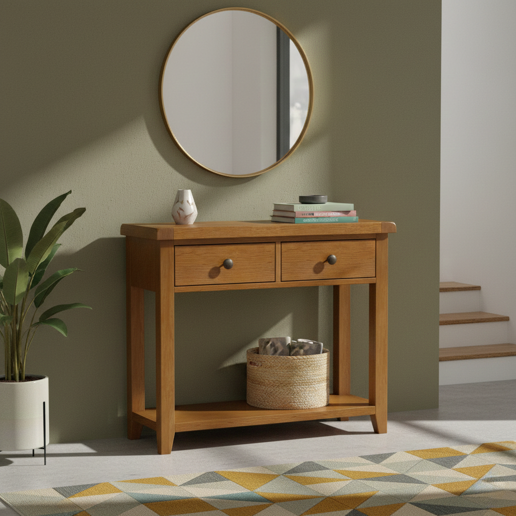 Bryce 2 Drawer Console Table