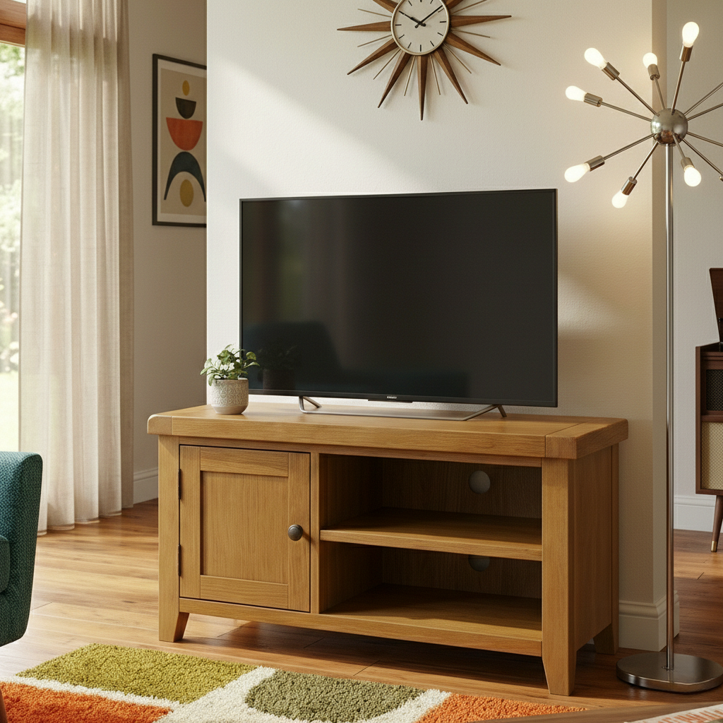 Bryce 1 Door Open Shelf TV Unit