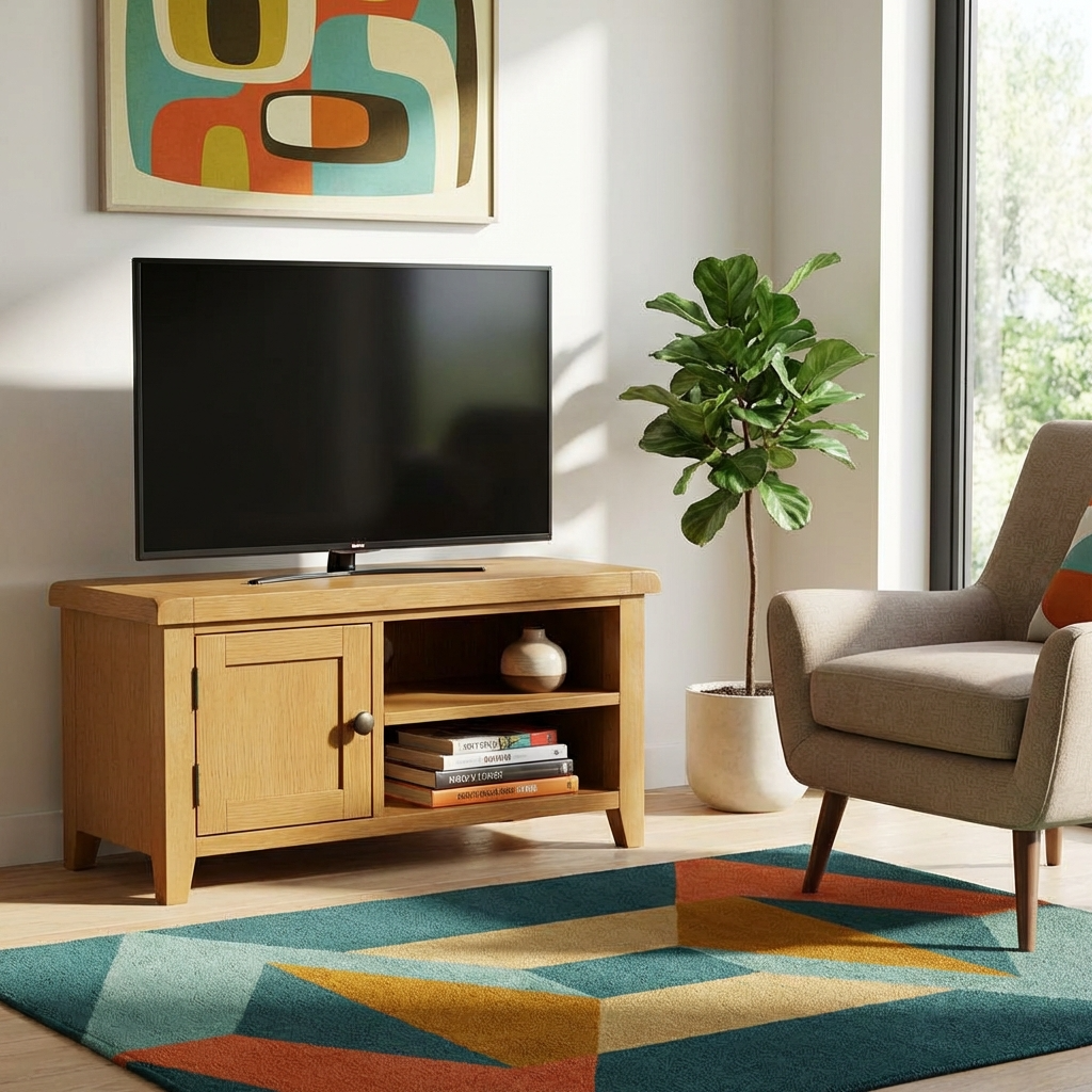 Bryce 1 Door Open Shelf TV Unit