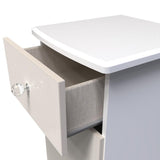 Lumiere 3 Drawer Bedside Table with Built-In Lights