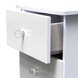Lumiere 3 Drawer Bedside Table with Built-In Lights