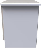 Lumiere 2 Drawer Bedside Table with Built-In Lights