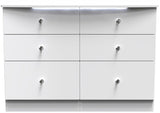 Lumiere 6 Drawer Midi Chest with Built-In Lights