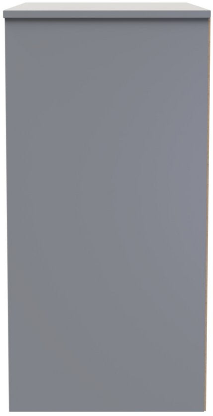 Las Vegas 3 Drawer Deep Chest with Black Handles