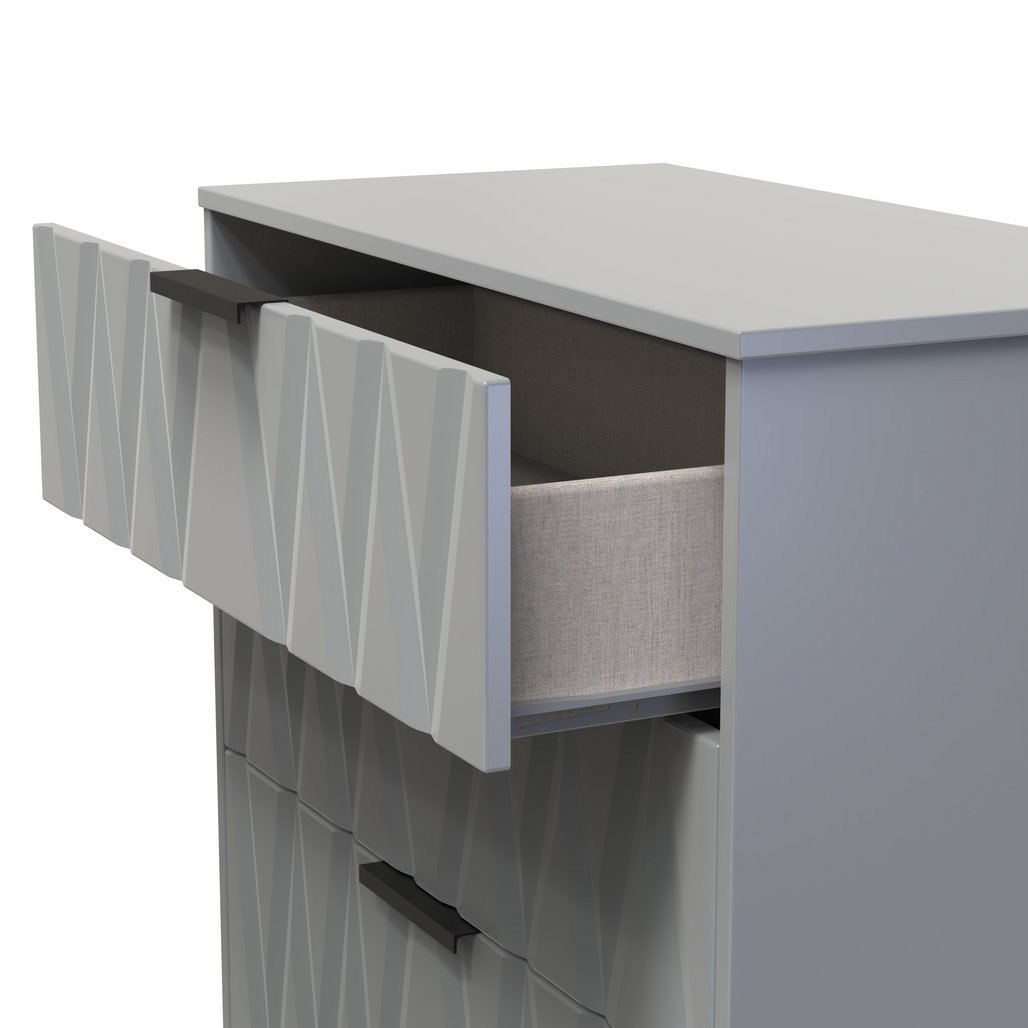 Las Vegas 3 Drawer Deep Chest with Black Handles
