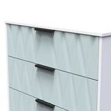 Las Vegas 3 Drawer Deep Chest with Black Handles