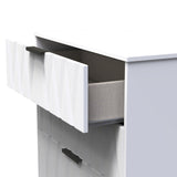 Las Vegas 3 Drawer Deep Chest with Black Handles