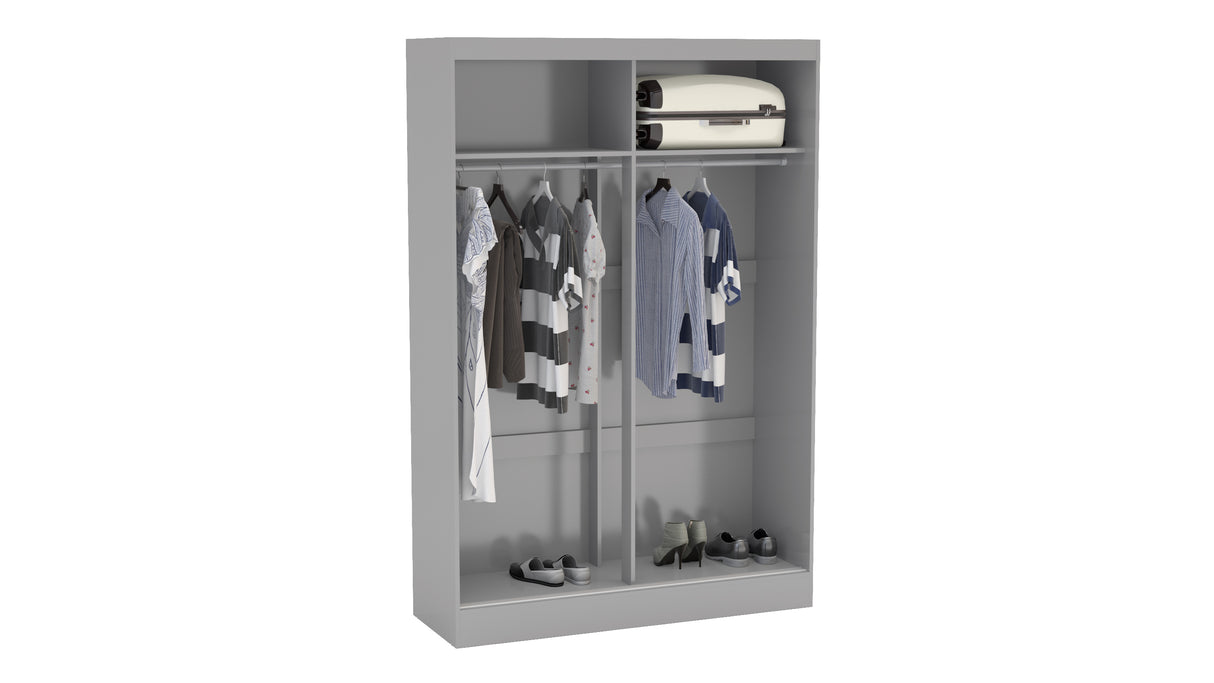 Lynx 2 Door Sliding Mirrored Wardrobe