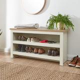 Lancaster 2 Shelf Shoe Storage Bench Rack