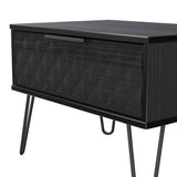 Harlequin 1 Drawer Midi Chest with Black Hairpin Legs
