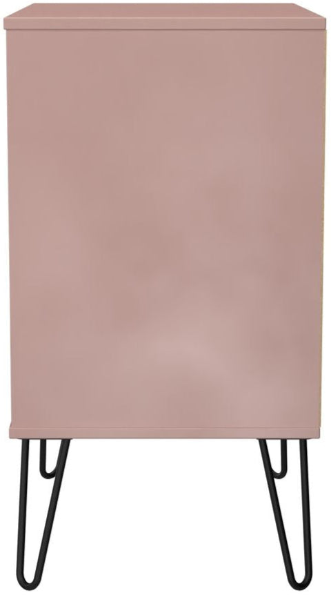 Harlequin 3 Drawer Midi Chest with Black Hairpin Legs