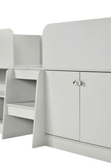 Nova Low Sleeper Children's Bed Frame with Shelves