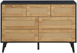 Manila Rattan 7 Drawer Chest