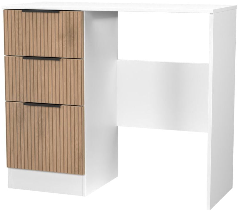 Java 3 Drawer Pedestal Vanity Dressing Table