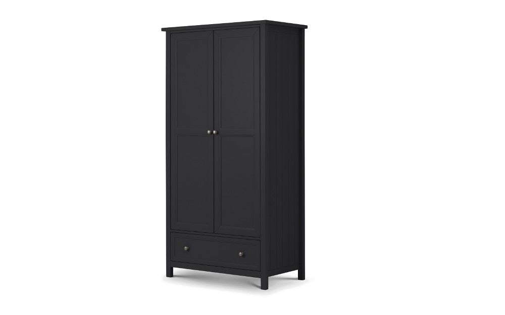 Maine 2 Door 1 Drawer Wardrobe