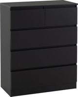 Malvern 3+2 Drawer Chest of Drawers