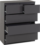 Malvern 3+2 Drawer Chest of Drawers