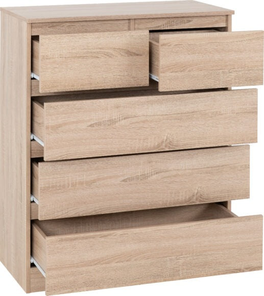 Malvern 3+2 Drawer Chest of Drawers