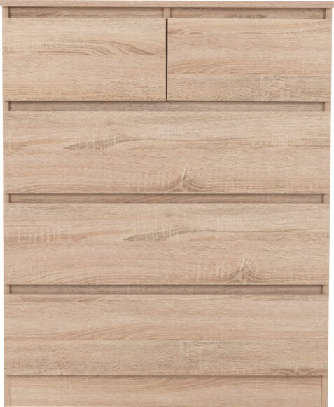 Malvern 3+2 Drawer Chest of Drawers