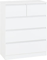 Malvern 3+2 Drawer Chest of Drawers