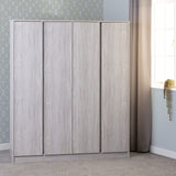 Malvern Urban Snow 4 Door Wardrobe