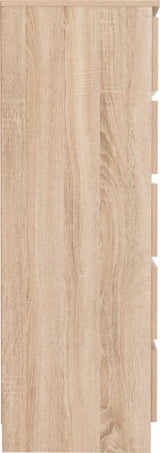 Malvern 5 Drawer Narrow Tallboy Chest of Drawers