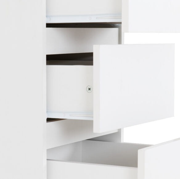 Malvern 5 Drawer Narrow Tallboy Chest of Drawers