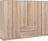 Malvern 6 Door 2 Drawer Wardrobe