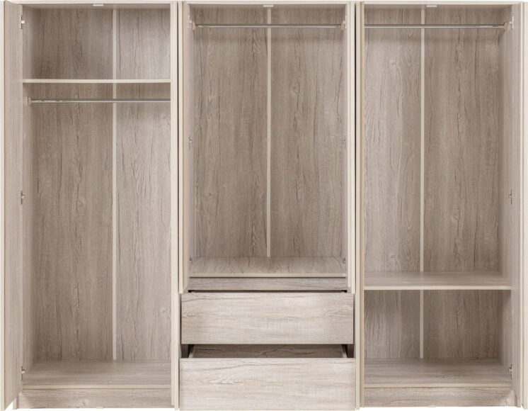 Malvern 6 Door 2 Drawer Wardrobe