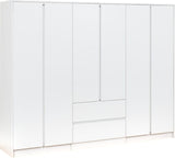 Malvern 6 Door 2 Drawer Wardrobe