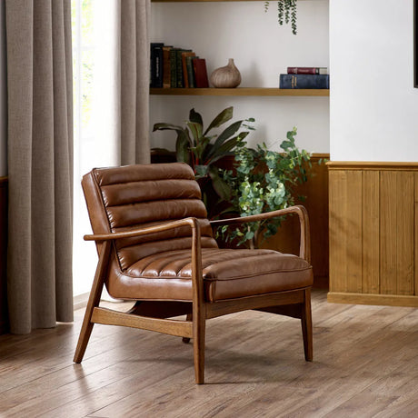 Marshall Faux Leather Accent Chair