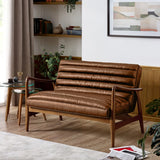 Marshall Faux Leather 2 Seater Sofa