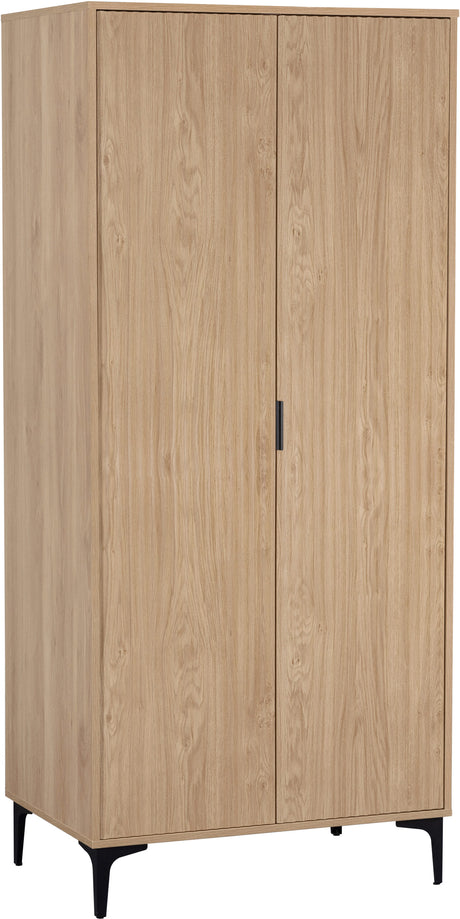 Miami Ridged 2 Door Fluted Double Wardrobe