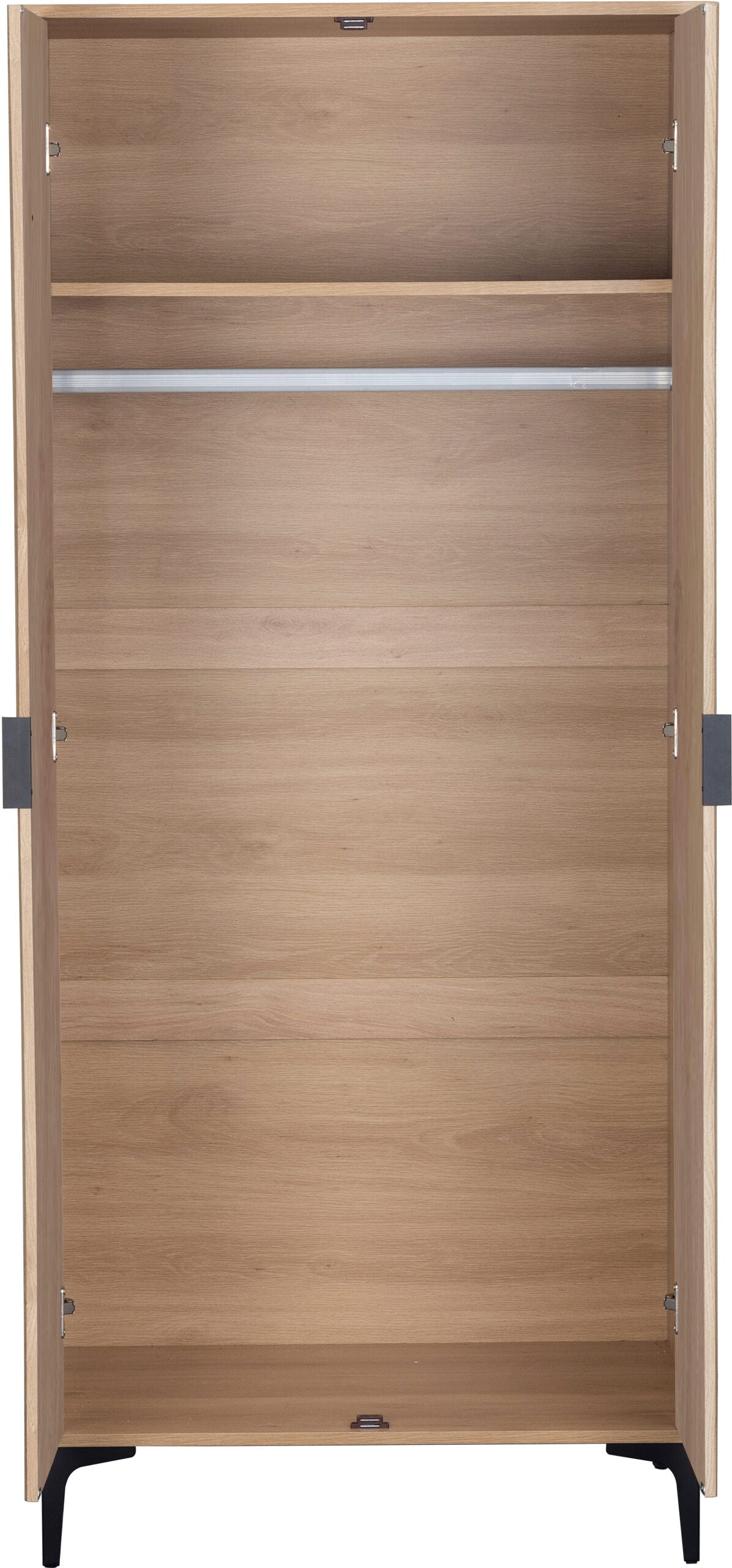 Miami Ridged 2 Door Fluted Double Wardrobe