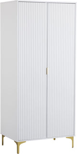 Miami Ridged 2 Door Fluted Double Wardrobe