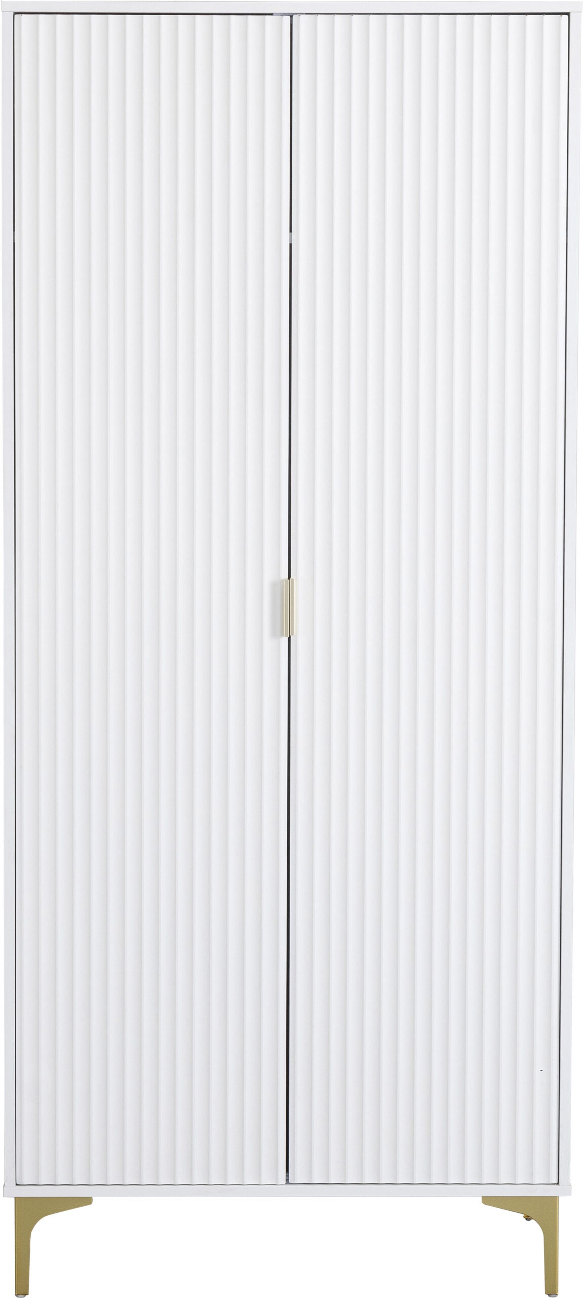 Miami Ridged 2 Door Fluted Double Wardrobe