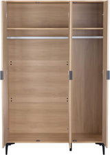 Miami Ridged 3 Door Fluted Triple Wardrobe