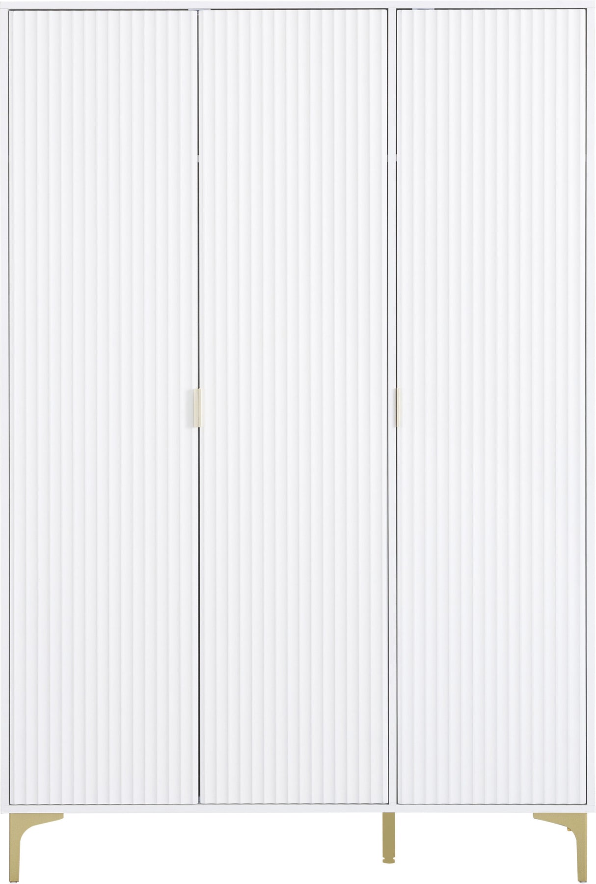 Miami Ridged 3 Door Fluted Triple Wardrobe