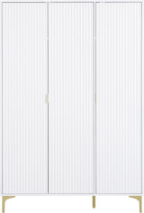 Miami Ridged 3 Door Fluted Triple Wardrobe