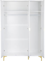 Miami Ridged 3 Door Fluted Triple Wardrobe